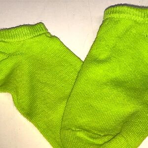Soda Pop lime Socks Bright Neon Green Socks used socks